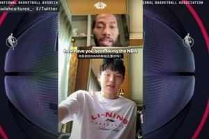 杨瀚森连线卡子😆名记:从未见过小卡这么健谈 给他俩开个播客